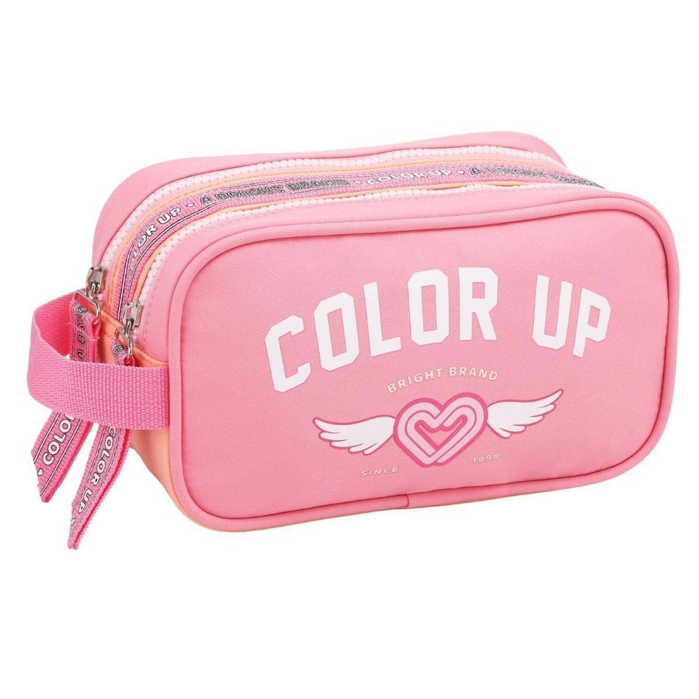 Estojo Duplo Color Up Feminino Juvenil Infantil Escolar