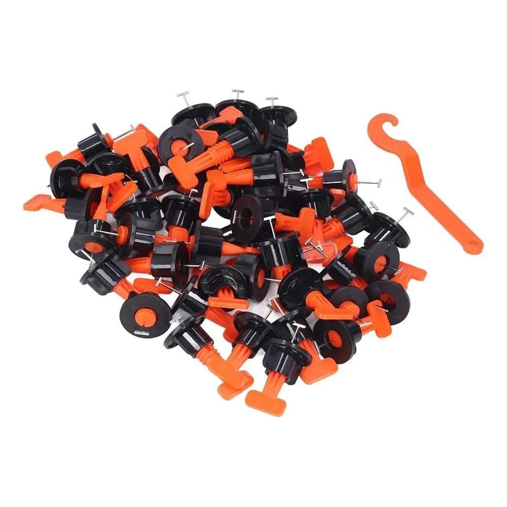 3X Titanium 5786 Clips Niveladores 1.5 Mm Laranja Claro 50 C