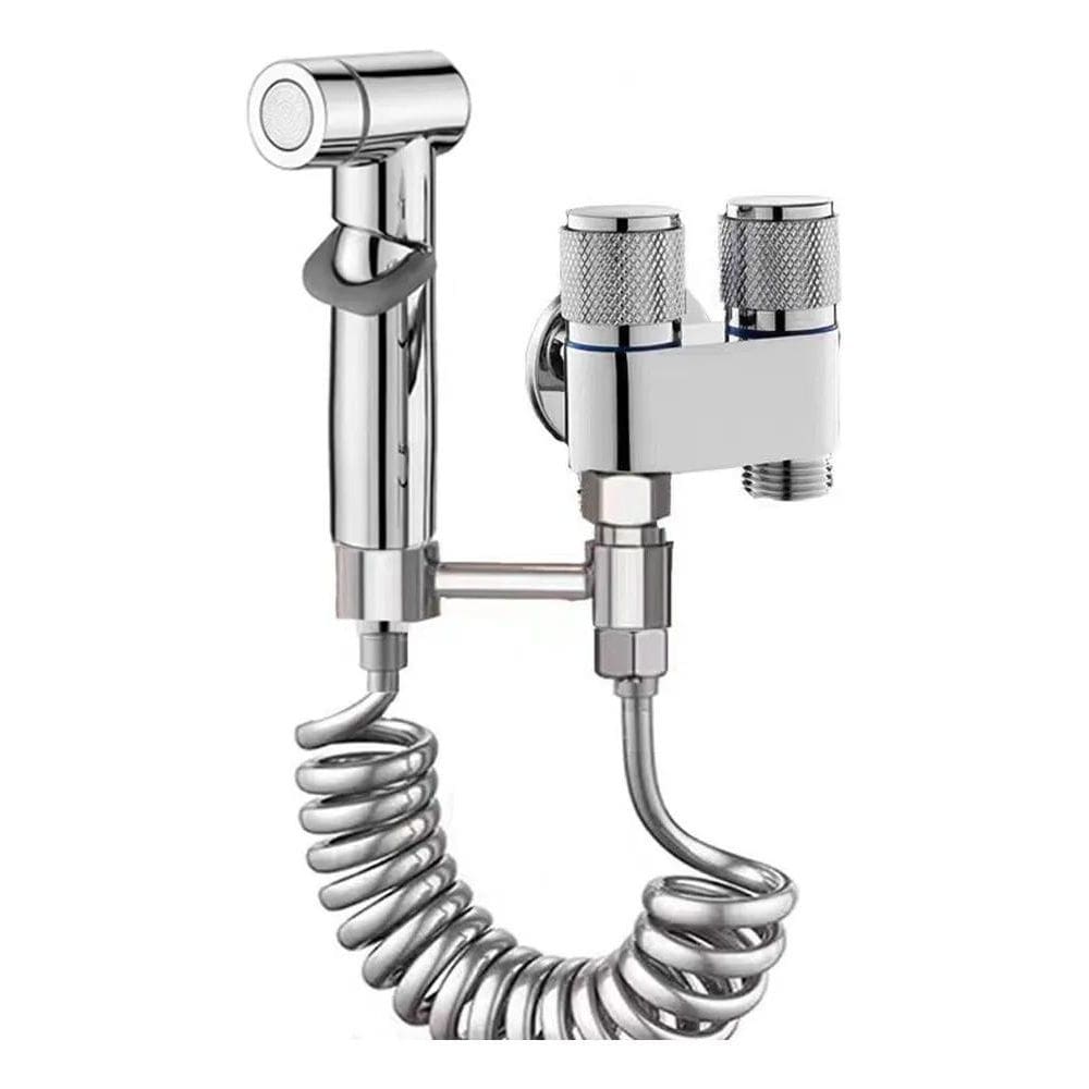 3X Kit Banheiro Ducha Higiênica Duas Saídas De 1/2 Mm