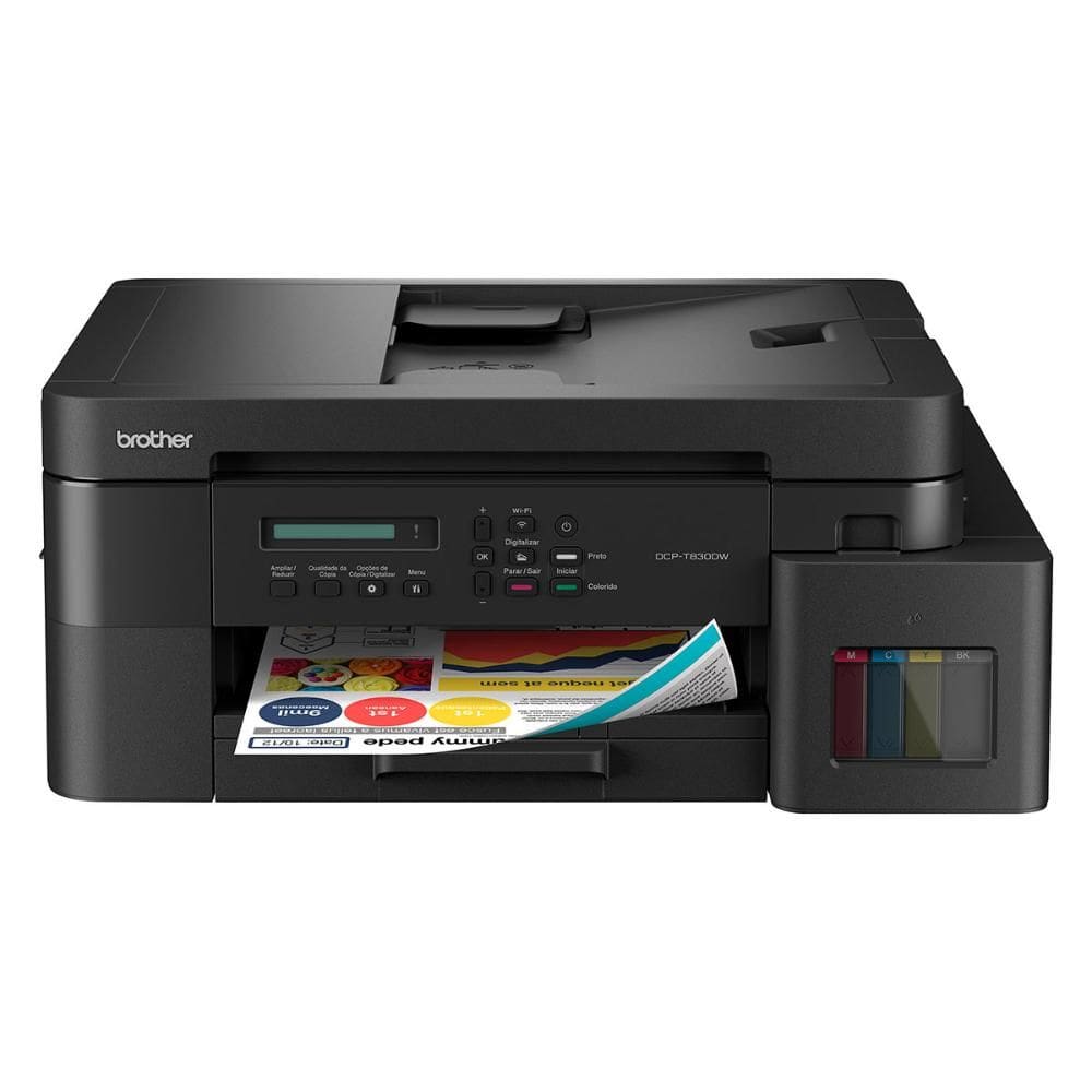 Multifuncional Brother Tanque de Tinta InkBenefit DCP-T830DW - USB, Ethernet, Wi-Fi - Imprime, Copia