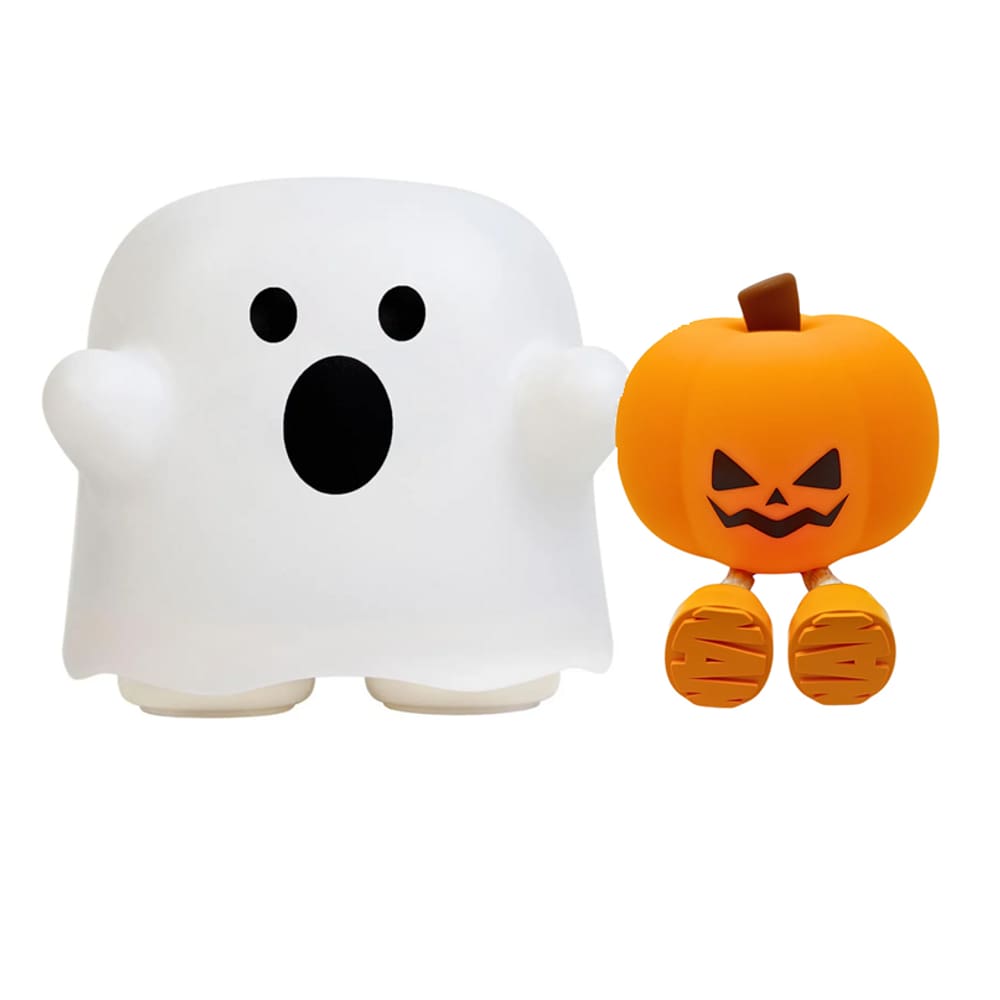 kit Luminárias Halloween Fantasma & Abóbora Decoração Dia das Bruxas