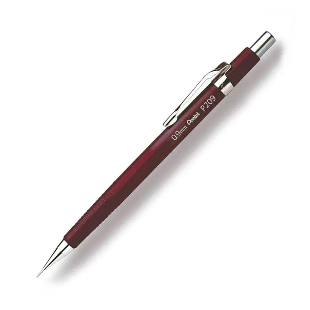 Lapiseira 0.9mm P209 Japonesas Ebitchá Vermelho - Pentel