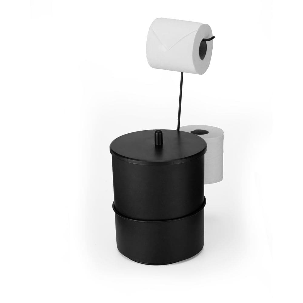Suporte Para Papel E Lixeira 5L Black Life 2454 Arthi