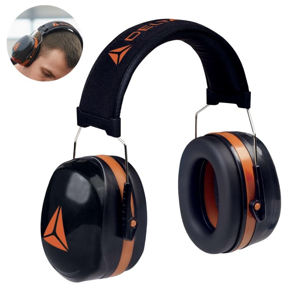 Abafador De Ruído Concha 26 dB Protetor Auditivo Antirruído Magny-Cours 2 Delta Plus