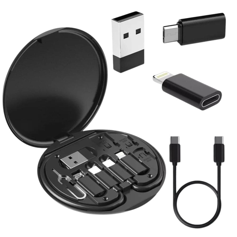 Kit Adaptador para Celular IOS Micro USB V8 E Tipo C