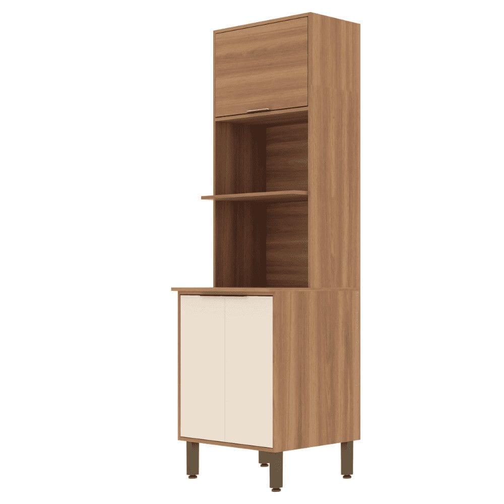 Torre Quente Raissa - 3 Portas MDP Espaco para Forno/Micro-ondas - Moveis Sul