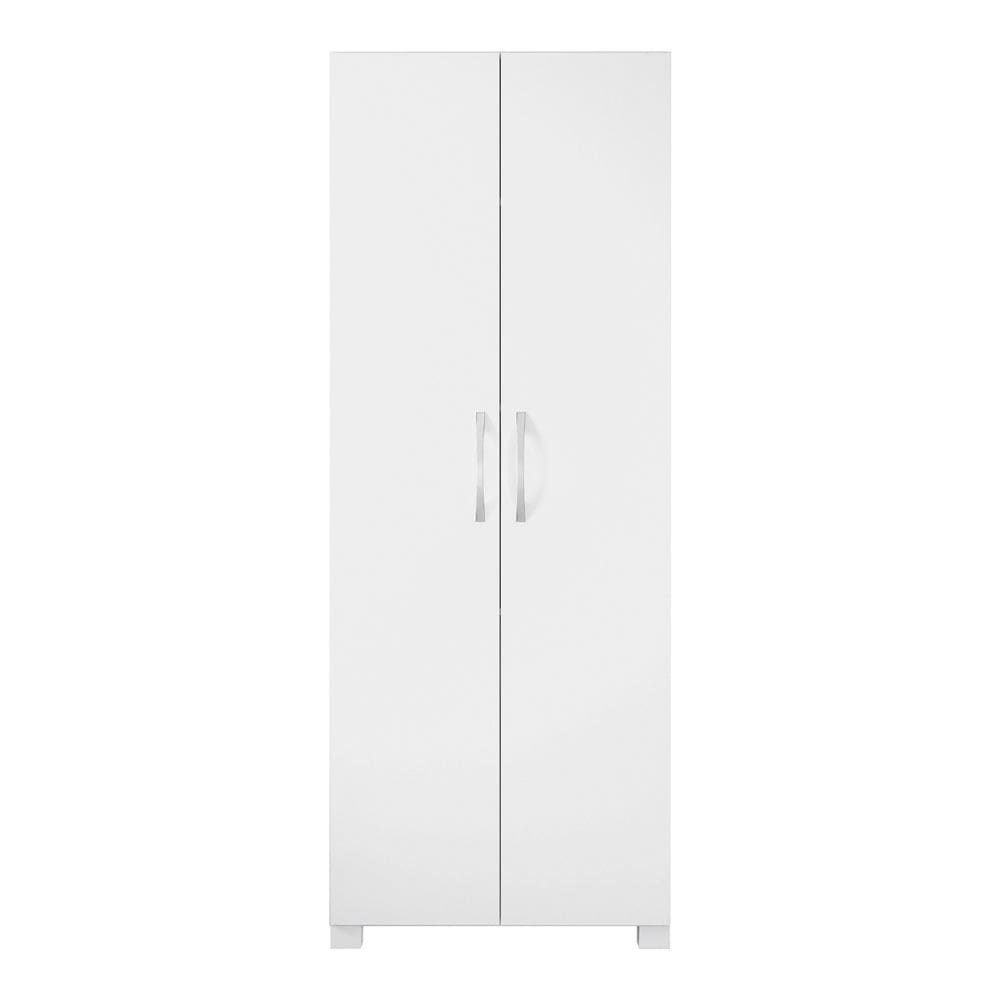 Armario Multiuso NT 4015 - 2 Portas Prateleiras Suporte p/ Vassouras - Notavel Moveis