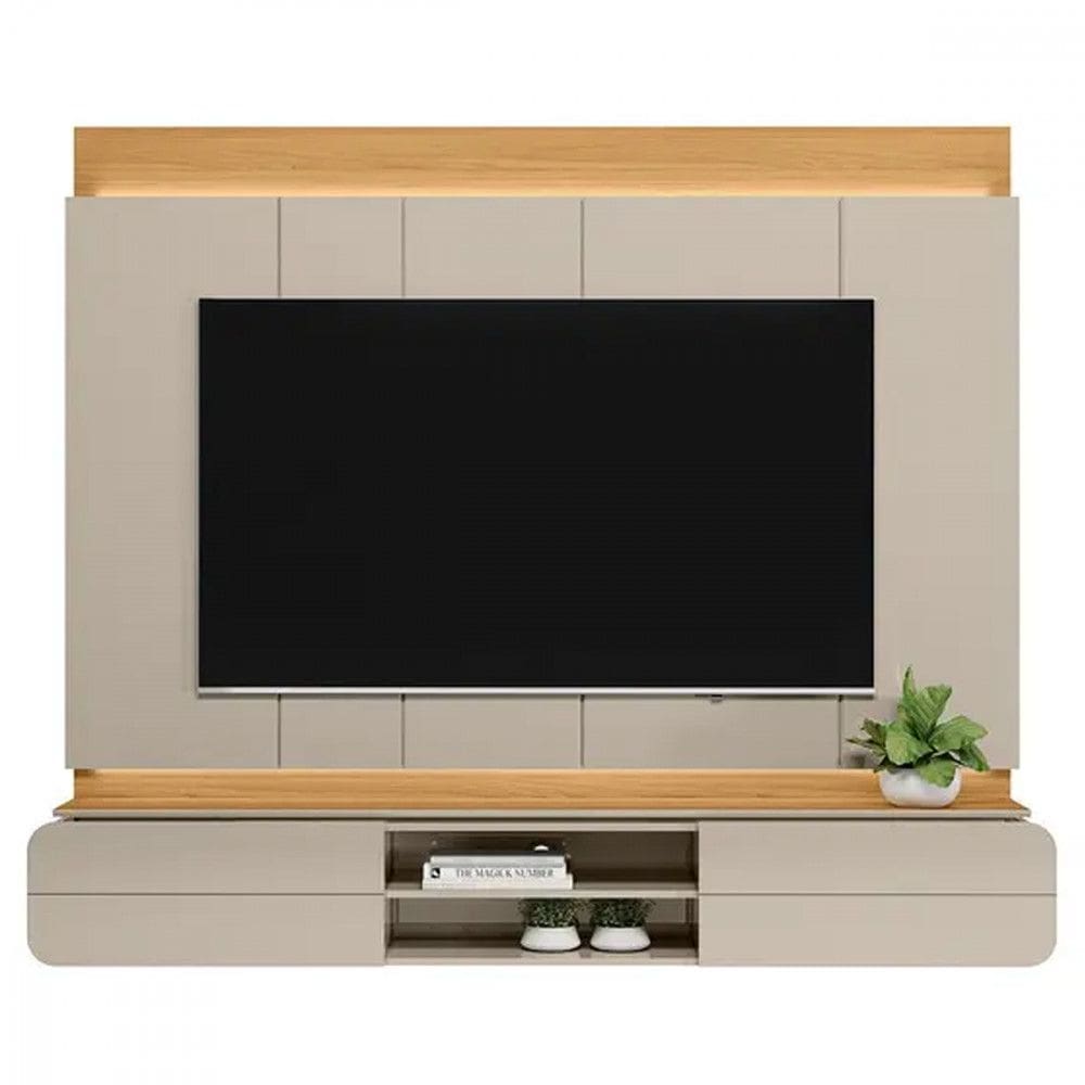 Painel Home Zurique - TV ate 75 LED 2 Portas e Nichos - Linea
