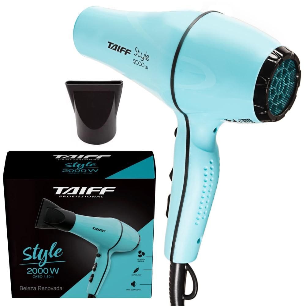 Secador de Cabelo Taiff Style Azul Tifanny 2000 W 220v