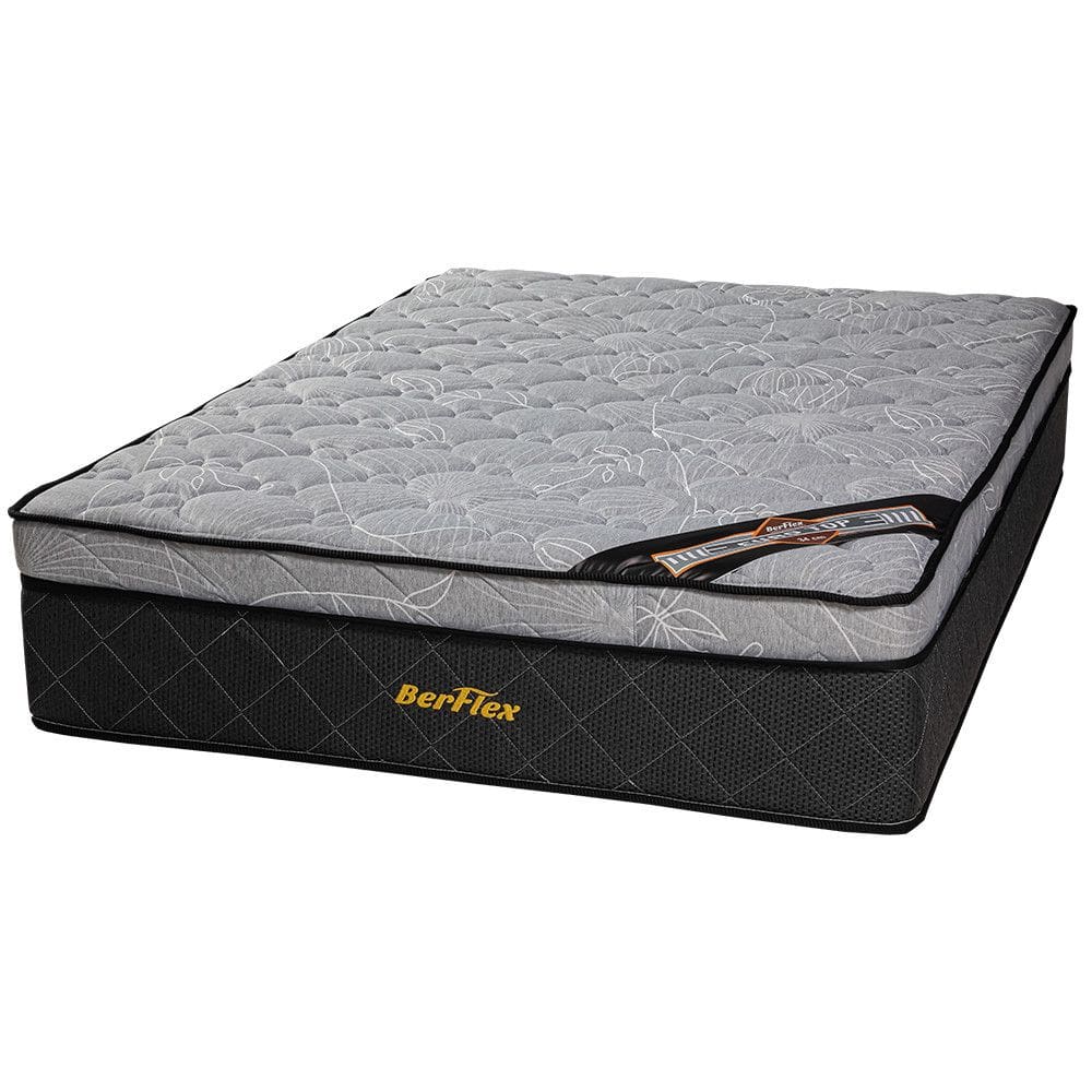 Colchao Queen Molas Ensacadas Ortopedico Extra Firme D55 Tipo Latex com Hiper Soft Alto 36cm INMETRO