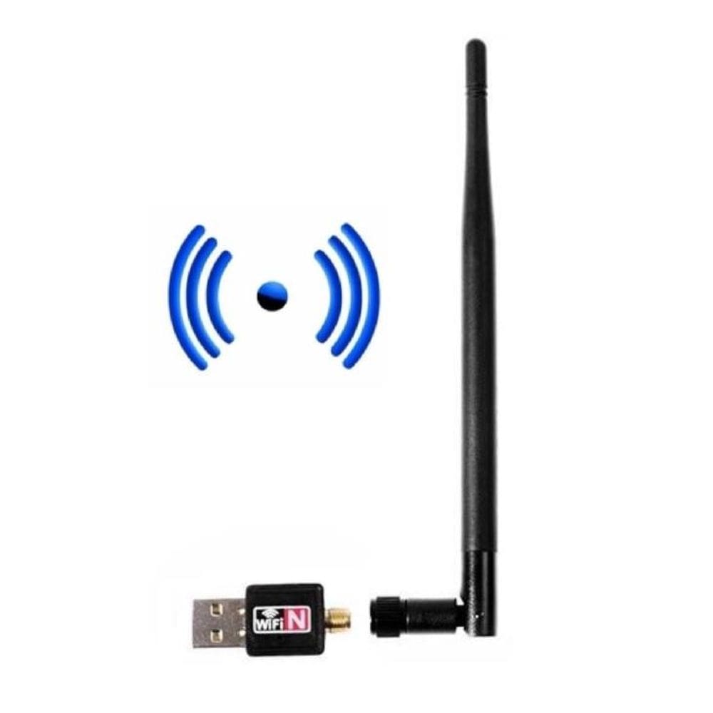 Adaptador Nano Wifi Usb 1200 Mbps Wireles Usb Rt5370 com Antena