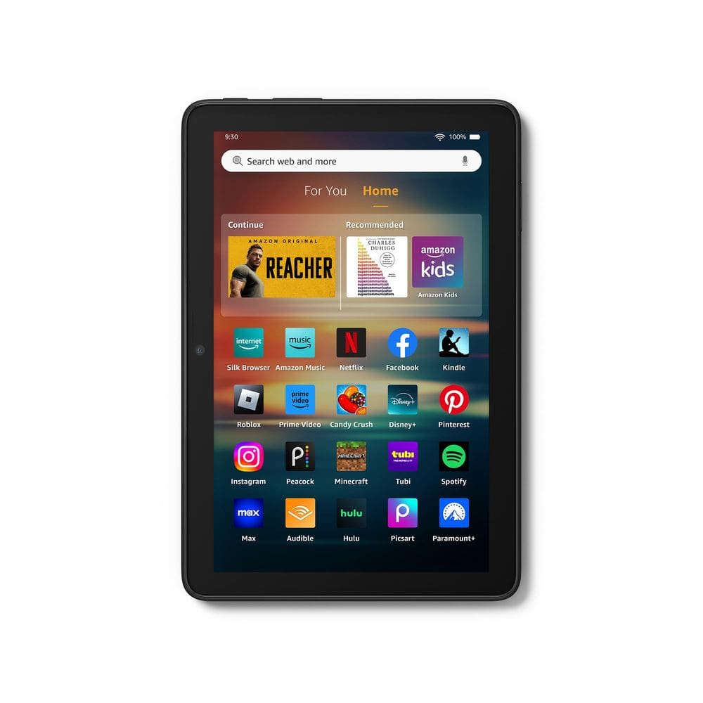 Tablet Amazon Fire HD 8 2024 8”, tela HD, 3 GB de RAM, 32 GB, preto