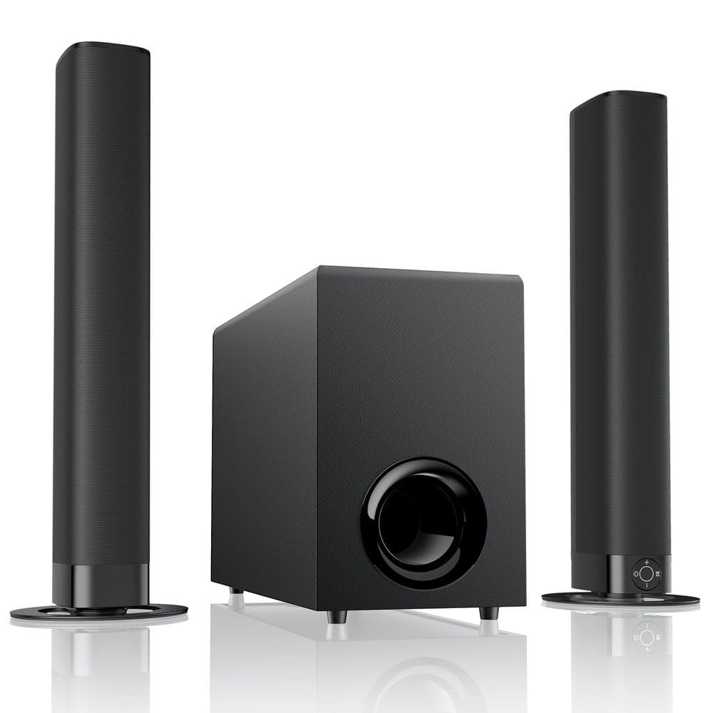 Barra de som Assistrust com subwoofer de 120 W para Smart TV Bluetooth