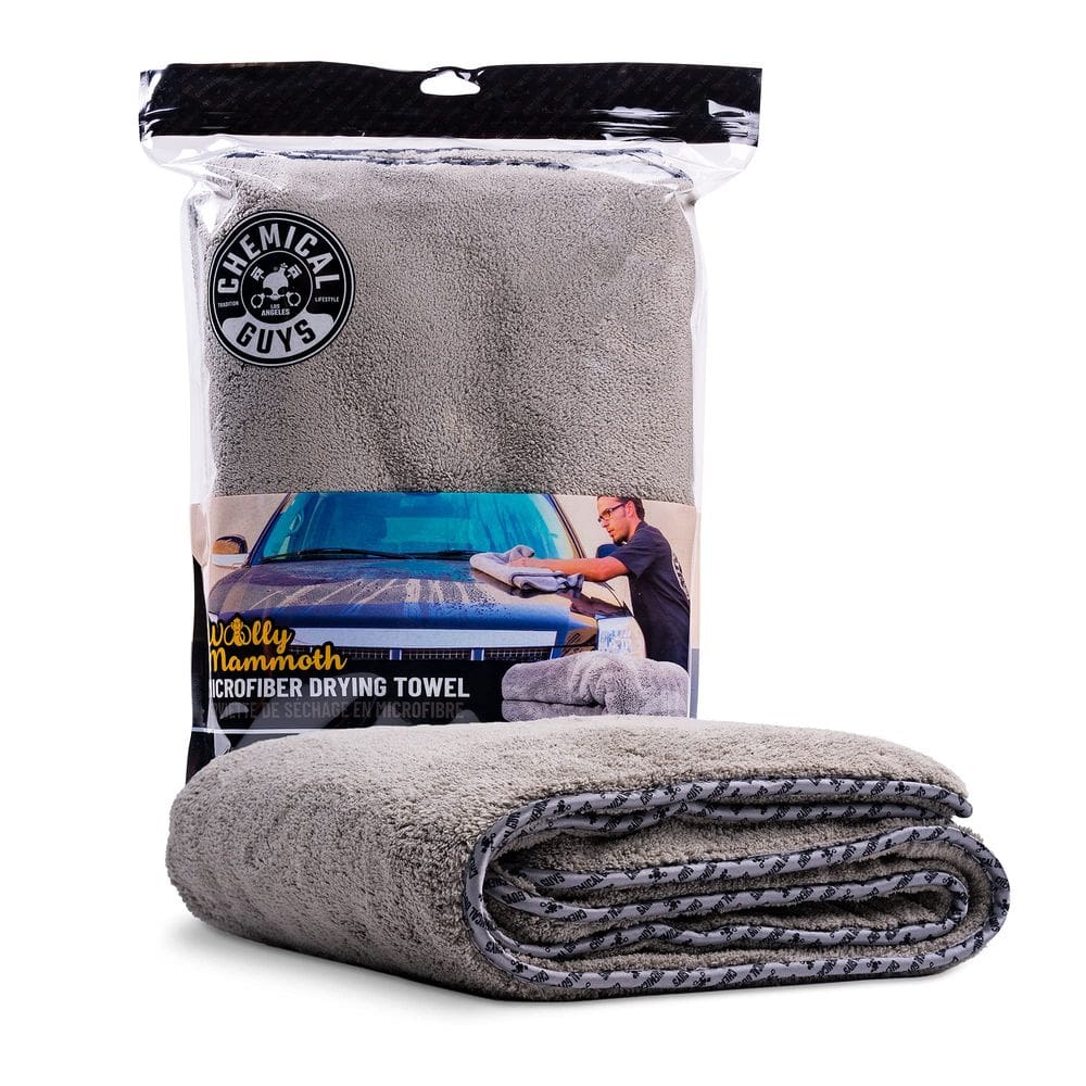 Toalhas de microfibra Chemical Guys Woolly Mammoth Large Grey