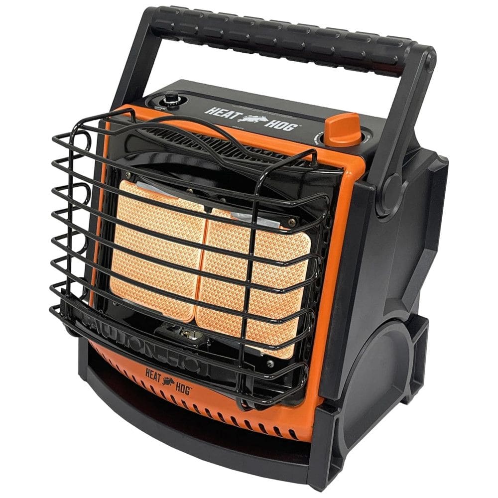 Aquecedor a Gás Portátil 18000 BTU com Controle de Temperatura, HEAT HOG HH 18SLN A, Preto