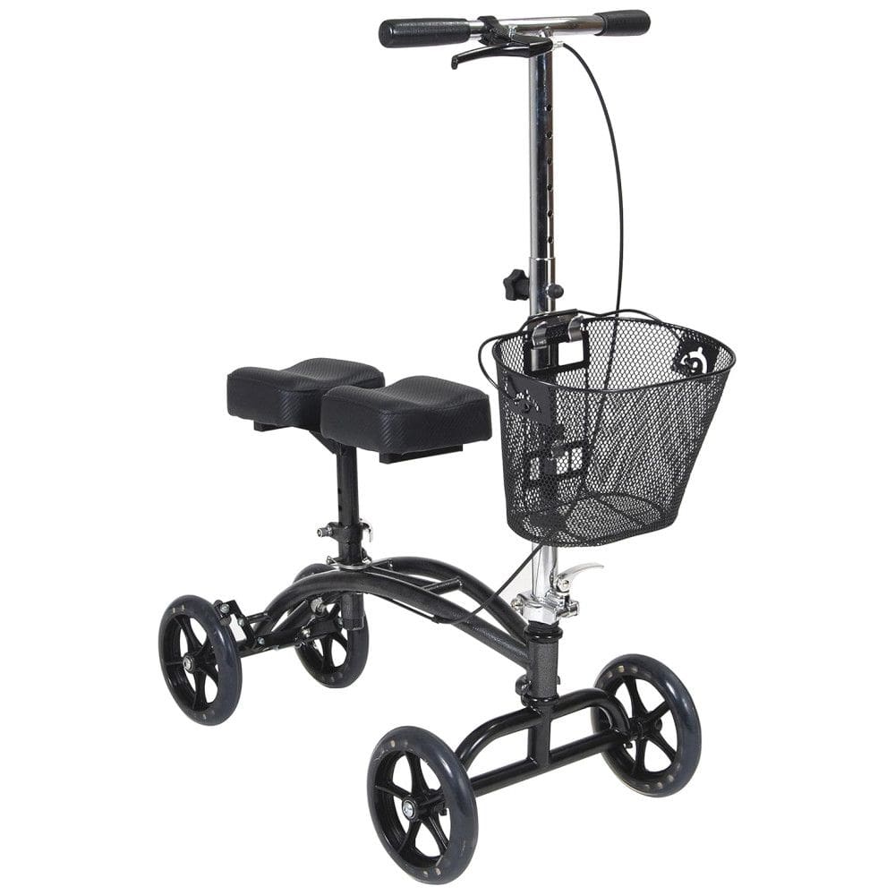 Andador de joelho direcionável com almofada dupla com cesto, DRIVE MEDICAL 796