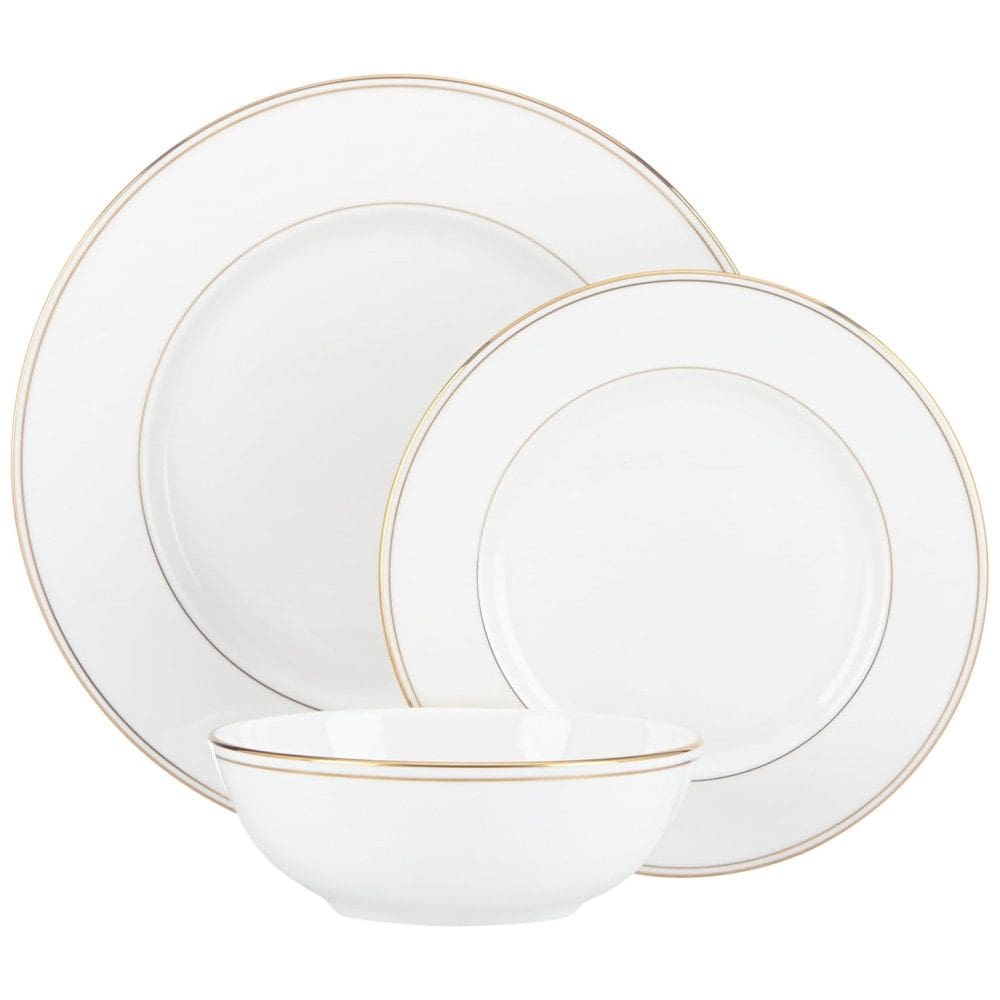 Aparelho de Jantar, Elegância e Sofisticação para Sua Mesa com 3 Peças, Formato Redondo e Material de Porcelana, LENOX 853808