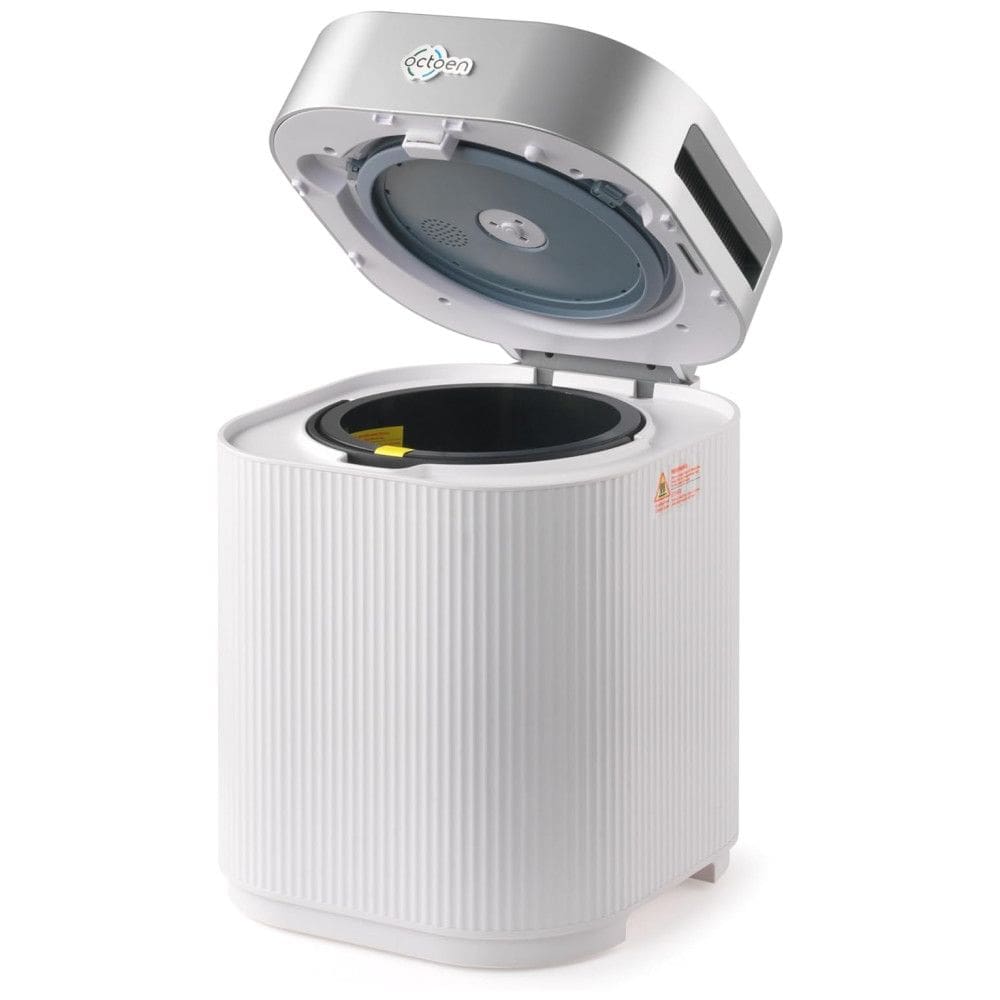 Composteira Elétrica de Cozinha 4L para Ambientes Internos e Externos com 3 Modos, Higienizador de Luz UV-C de Limpeza Automática