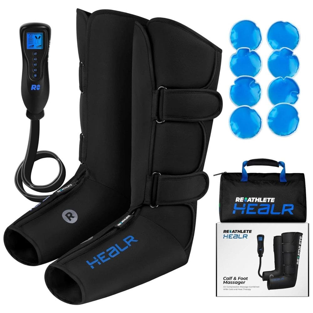 HEALR Massageador de Pernas Massageador de Panturrilha e Massageador de Pés Massageador de Pernas para Melhoria da Circulação Massageador de