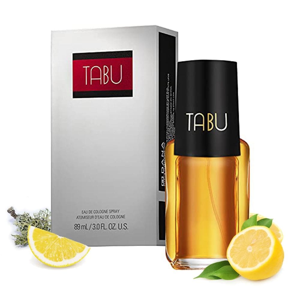 Perfume Dana TABU A fragrância proibida em spray de colônia
