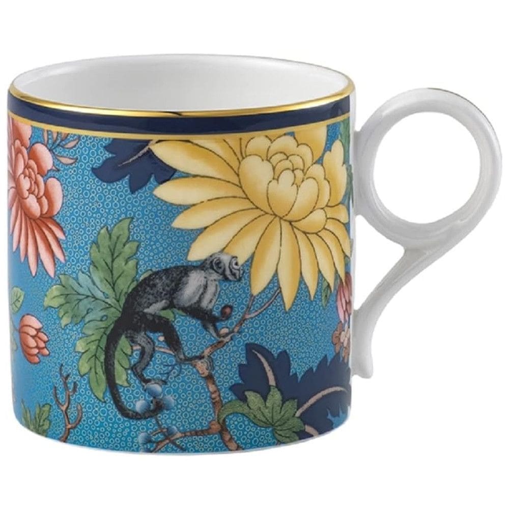 Caneca Elegante e Sofisticada com Tema de Natureza e Plantas, Material de Porcelana Fina e Capacidade de 290mL, Wedgwood 1057275, Colorida