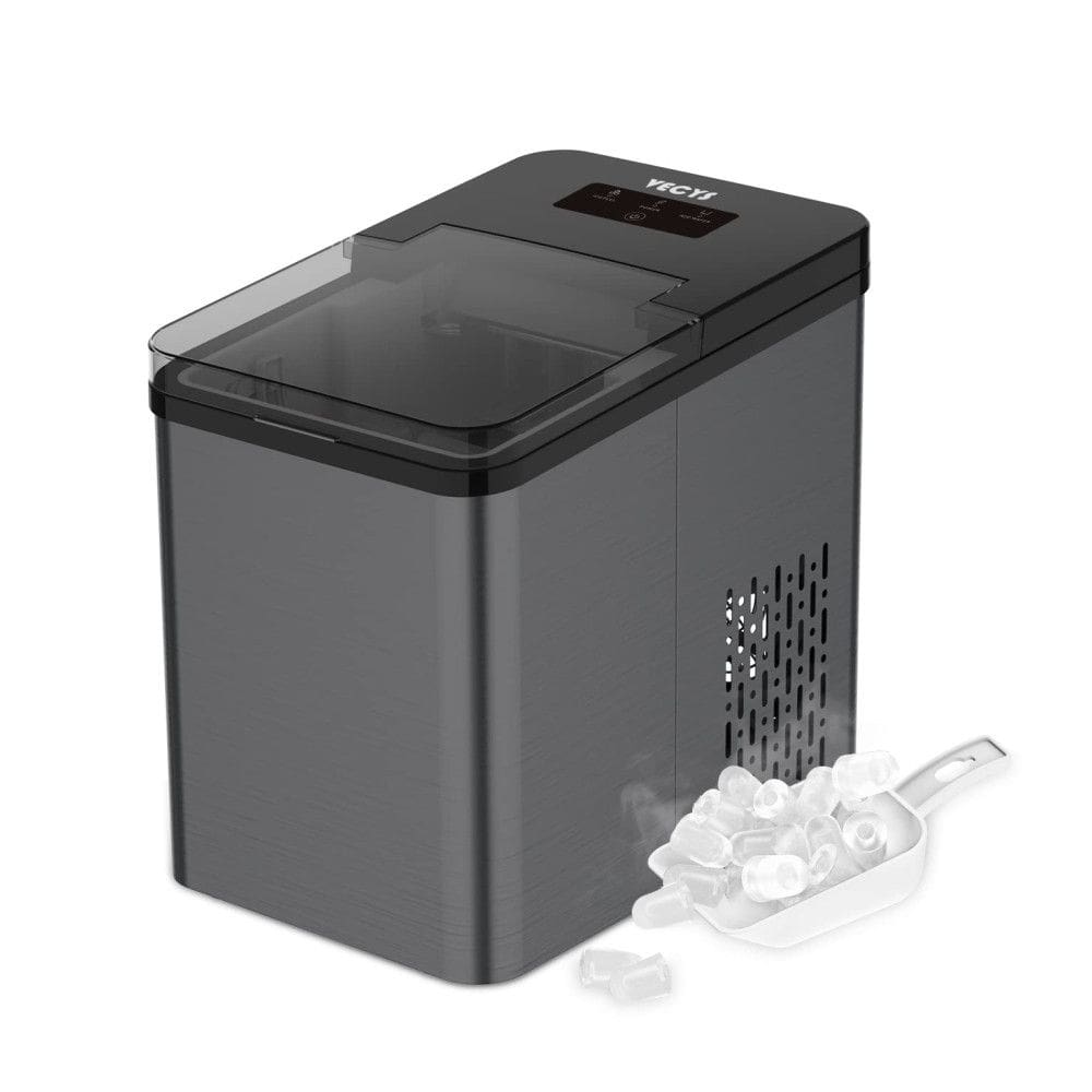 Máquina de Gelo Automática Portátil Produz até 11kg, 24H, Cor, 110v, VECYS VCIM IC1212CLASSIC BK, Preto