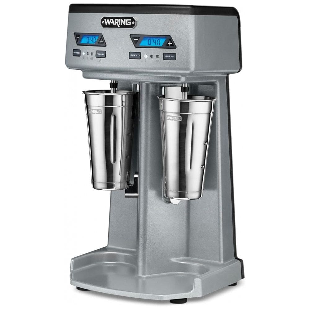 Máquina de Drinks Dupla com Temporizador, Aço Inoxidável, 750W, 110v, WARING WDM240TX, Prateado