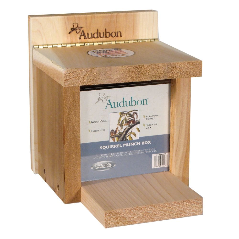 Alimentador de vida selvagem Woodlink NASQBOX Audubon Cedar de 2 litros