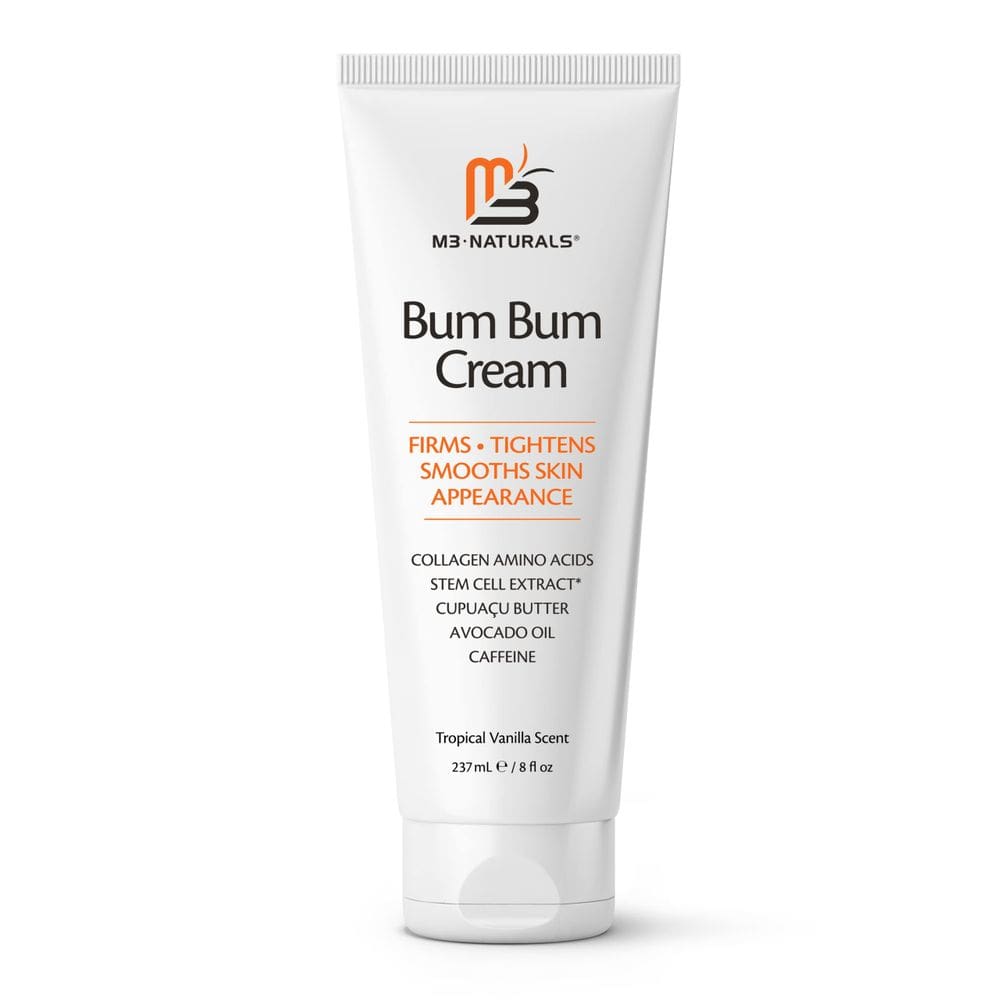 Creme para cuidados com a pele M3 Naturals Bum Bum com aroma de limão e baunilha 240 ml