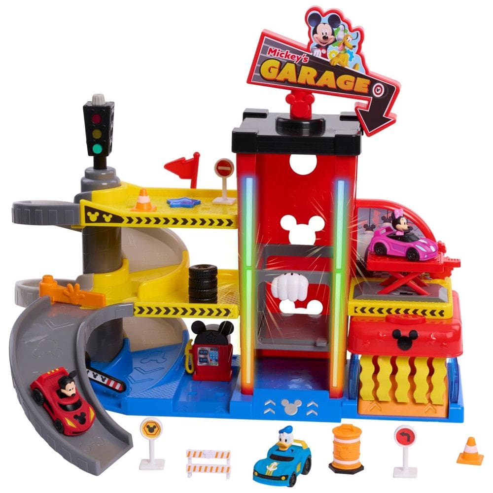 Garagem do Mickey com Figuras Bônus