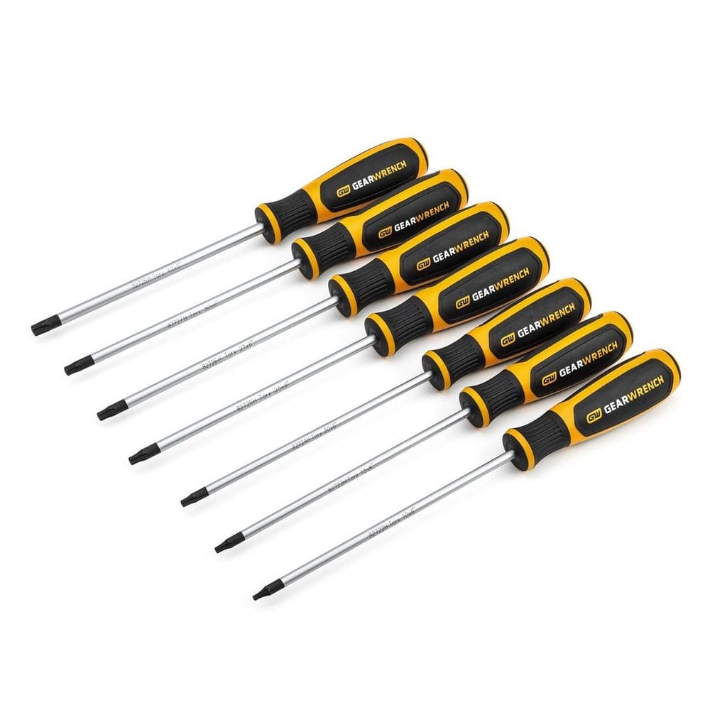 Conjunto de chaves de fenda GEARWRENCH 7 peças Torx Dual Material