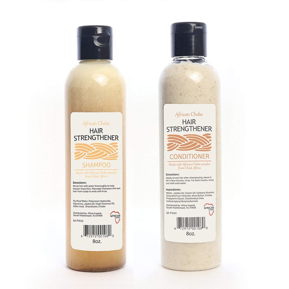 Conjunto de shampoo e condicionador Rosponse Chebe para o crescimento do cabelo