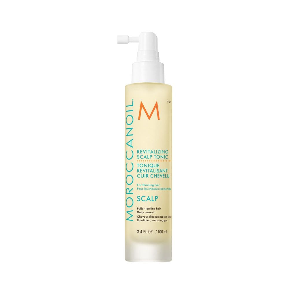 Tratamento tônico para couro cabeludo Moroccanoil Revitalizando cabelos finos