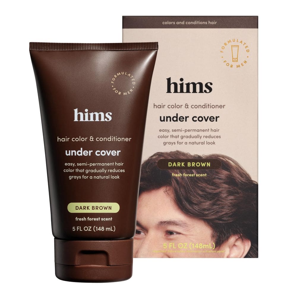 Condicionador de cor de cabelo Hims Under Cover Dark Brown 150mL