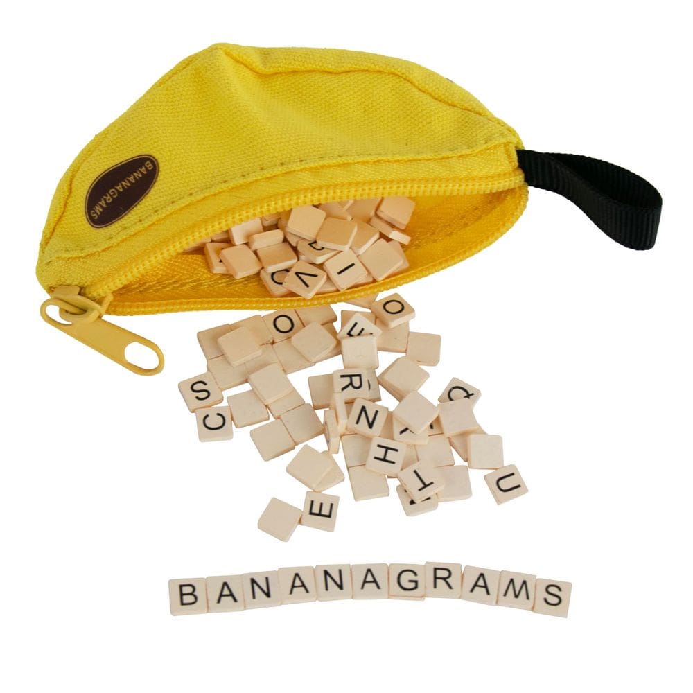 Os menores bananagramas do mundo do Word Game com 144 peças de 8 anos ou mais