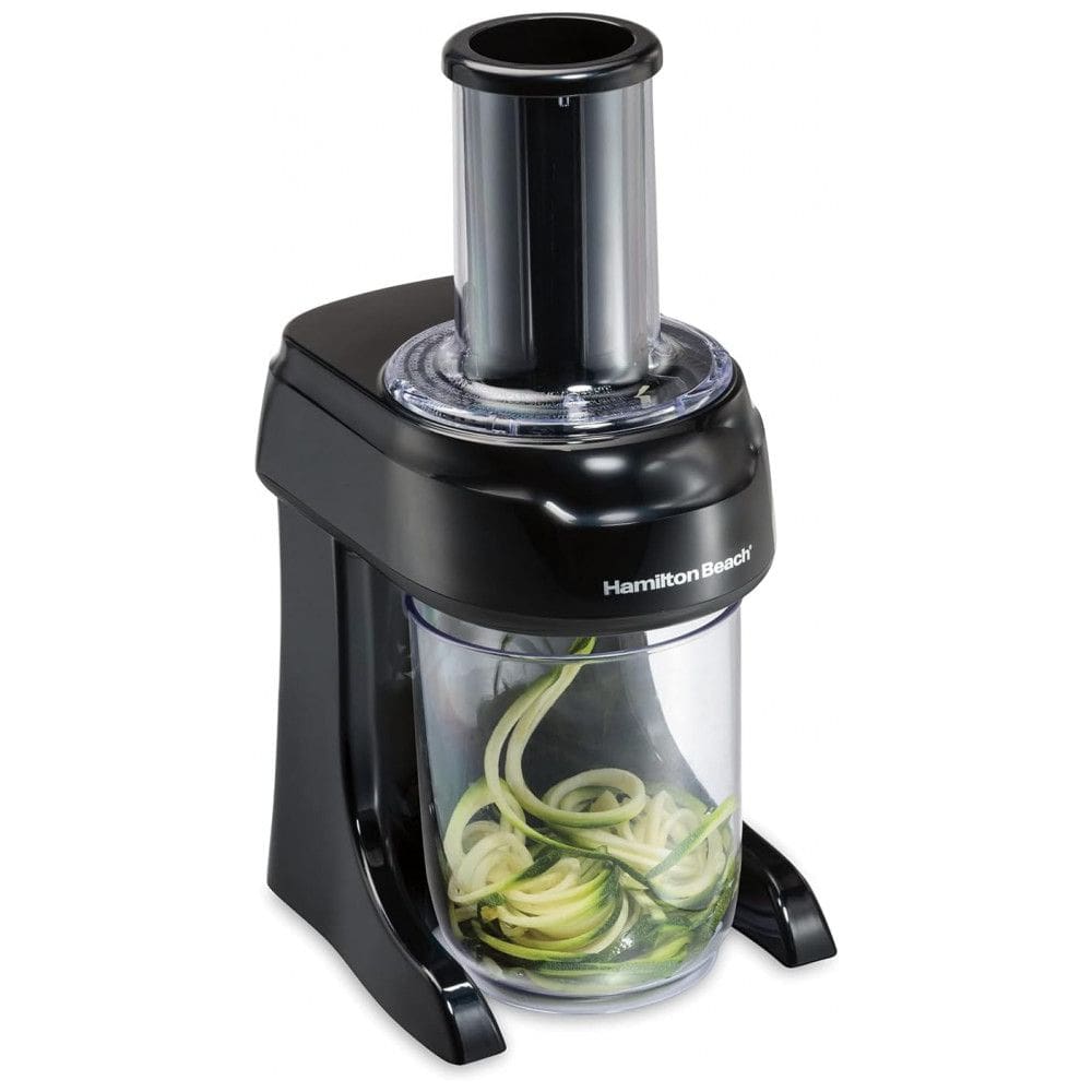 Ralador e Fatiador Elétrico 3 em 1 com 3 Lâminas, 110v, HAMILTON BEACH 70930, Preto