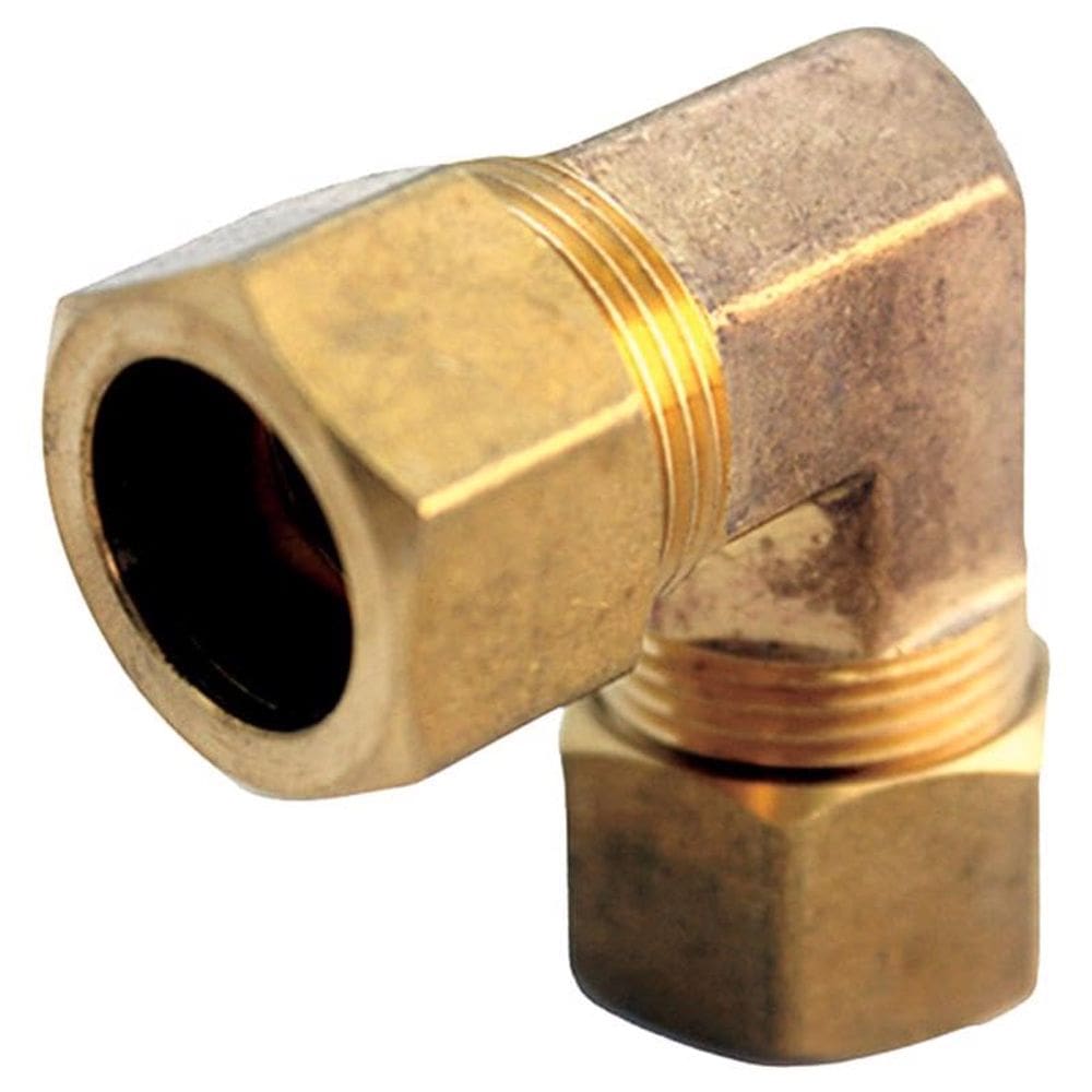 Cotovelo de 90 graus de compressão de latão Homeplus+ 3/8x1/4”