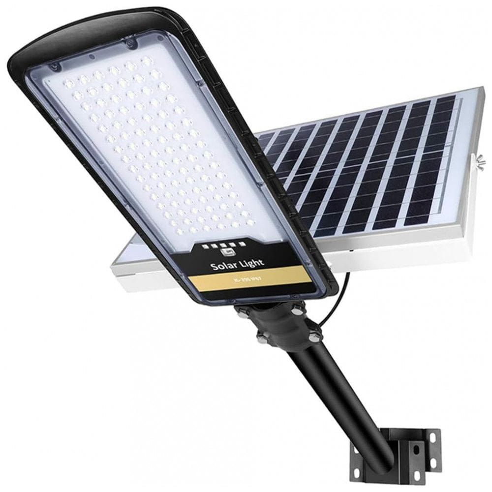 Luminária Solar Externa 10000 Lumens a Prova d IP67 200W com Controle Remoto, JOYLIGHT JOY200, Preto