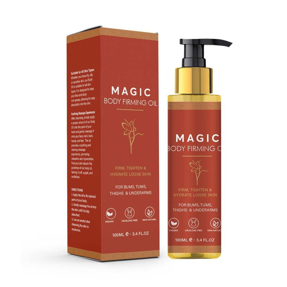 Óleo reafirmante corporal Besque Magic Full Body 100mL com vitamina E