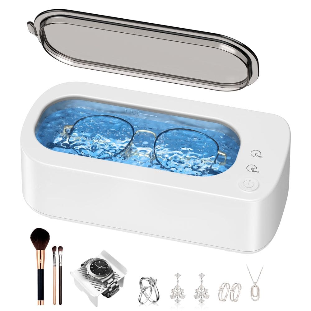 Limpador ultrassônico de jóias OSLTWI 350ml 48KHz em aço inoxidável