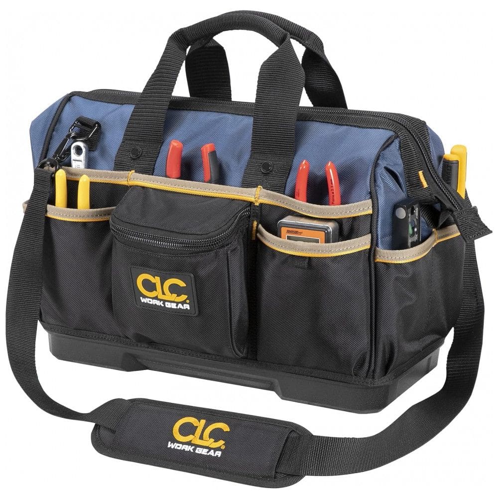 PB Bolsa de Ferramentas Organizadora com 24 Compartimentos, CUSTOM LEATHERCRAFT 1563, Preto