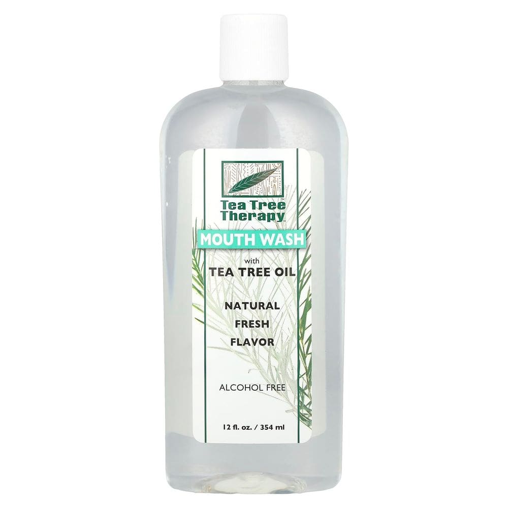 Enxaguante bucal: Tea Tree Therapy 355 ml, sem álcool, sem conservantes