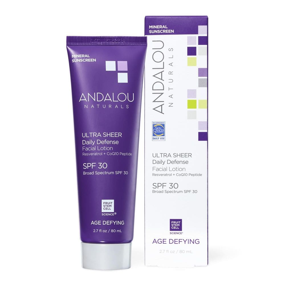 Protetor solar Andalou Naturals Age Defying SPF 30 80mL