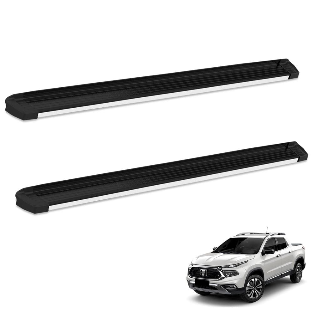 Kit Estribo Alum Eleg/G3 - Fiat Toro 2016/... 113443 + 11346