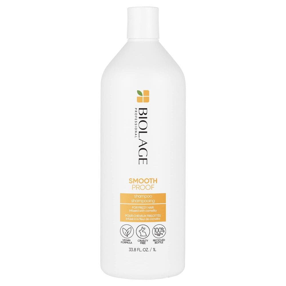 Shampoo Biolage Smooth Proof Cleanses e suaviza cabelos crespos 1L