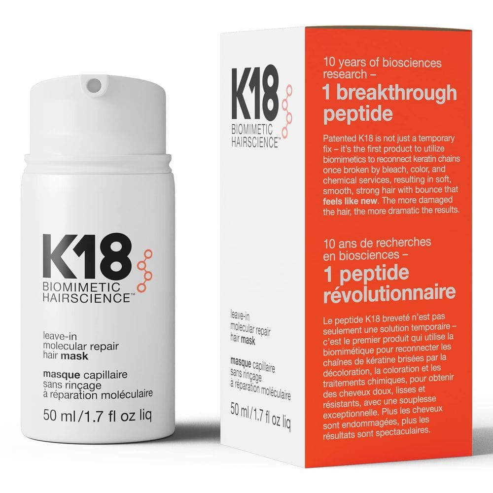 K18 Leave-In Máscara de Cabelo de Reparo Molecular 1.7 Oz