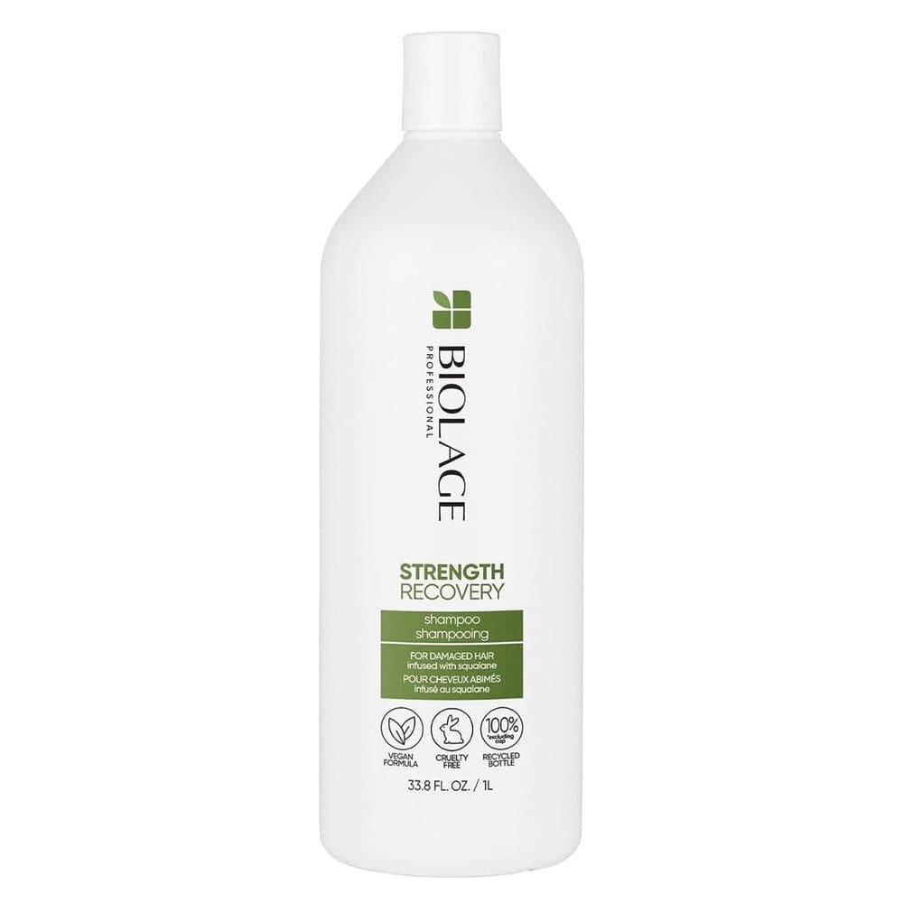 Shampoo Biolage Strength Recovery limpa suavemente o vegano