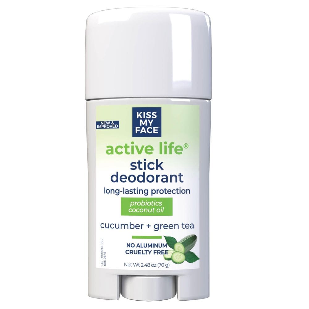Desodorante Kiss My Face Active Life 72h Controle de Odores 70mL