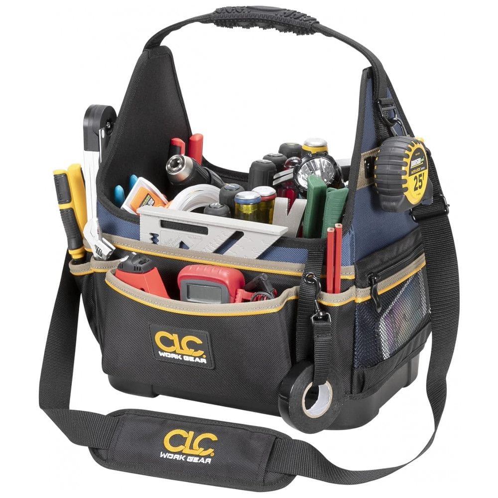 Bolsa de Ferramentas Organizadora com 13 Compartimentos, CUSTOM LEATHERCRAFT PB1531, Preto
