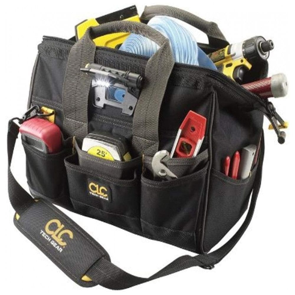 Bolsa de Ferramentas Organizadora com 29 Compartimentos, CUSTOM LEATHERCRAFT L230, Preto